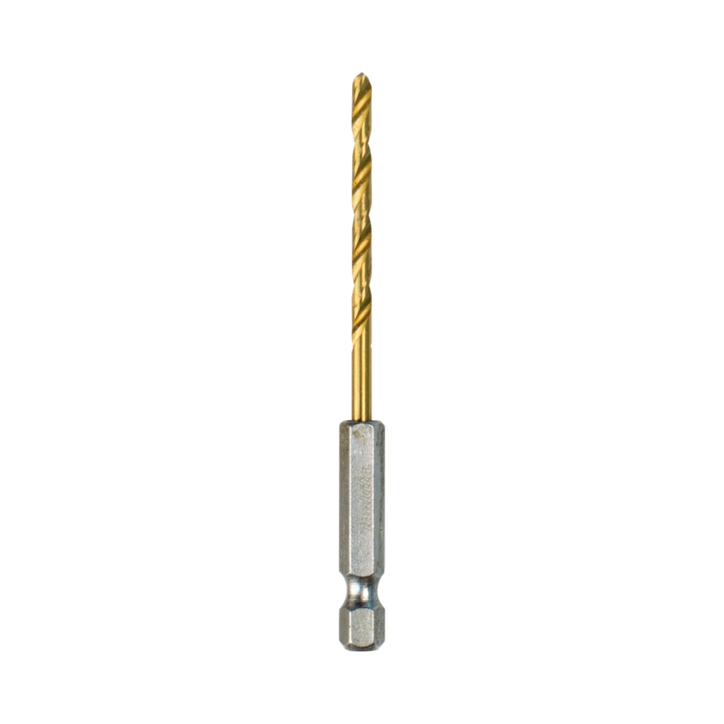 MAKITA D-23880 1/8" Titanium Coated Drill Bit 1/4" Hex Shank