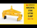 AARDWOLF AHLC-730 Horizontal Stone Lifting Clamp