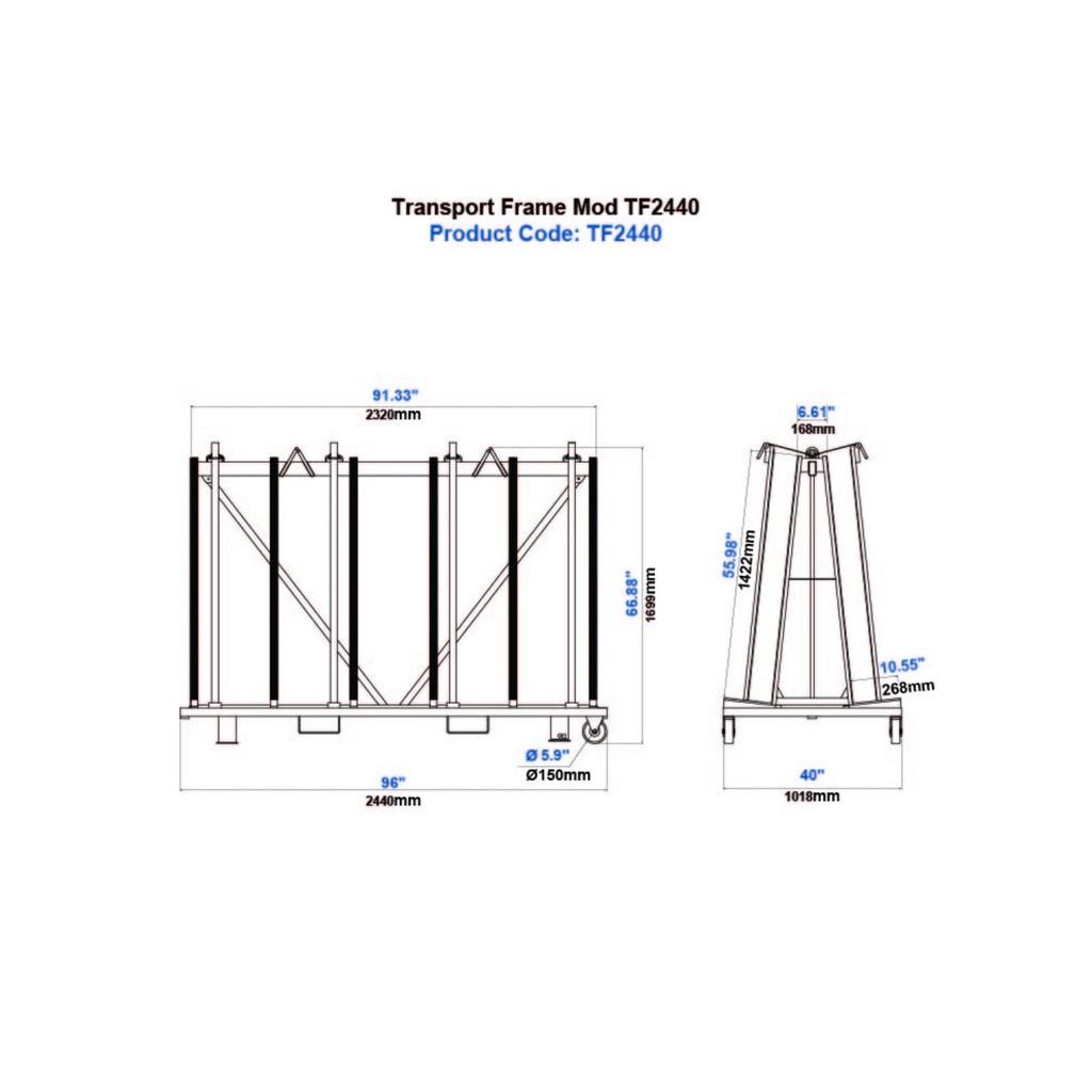 AARDWOLF TF2440 Transport Frame Mod