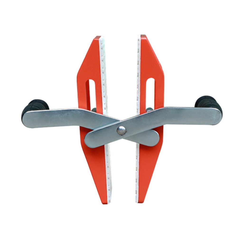 ABACO ACC40-W Double Handed Carry Clamps with White Rubber 