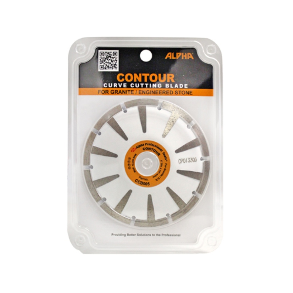 Alpha® Contour for Granite/Engineered Stone (5", 4.0mm with 7/8" Arbor)