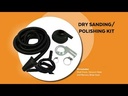 Alpha® Dry Sanding/Polishing Kit for Edge Treatments (4", 6,000 RPM)