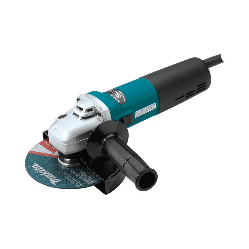 Makita 6 in. 13-Amp Sjs High-Power Angle Grinder with Lock on 9566Cv - All