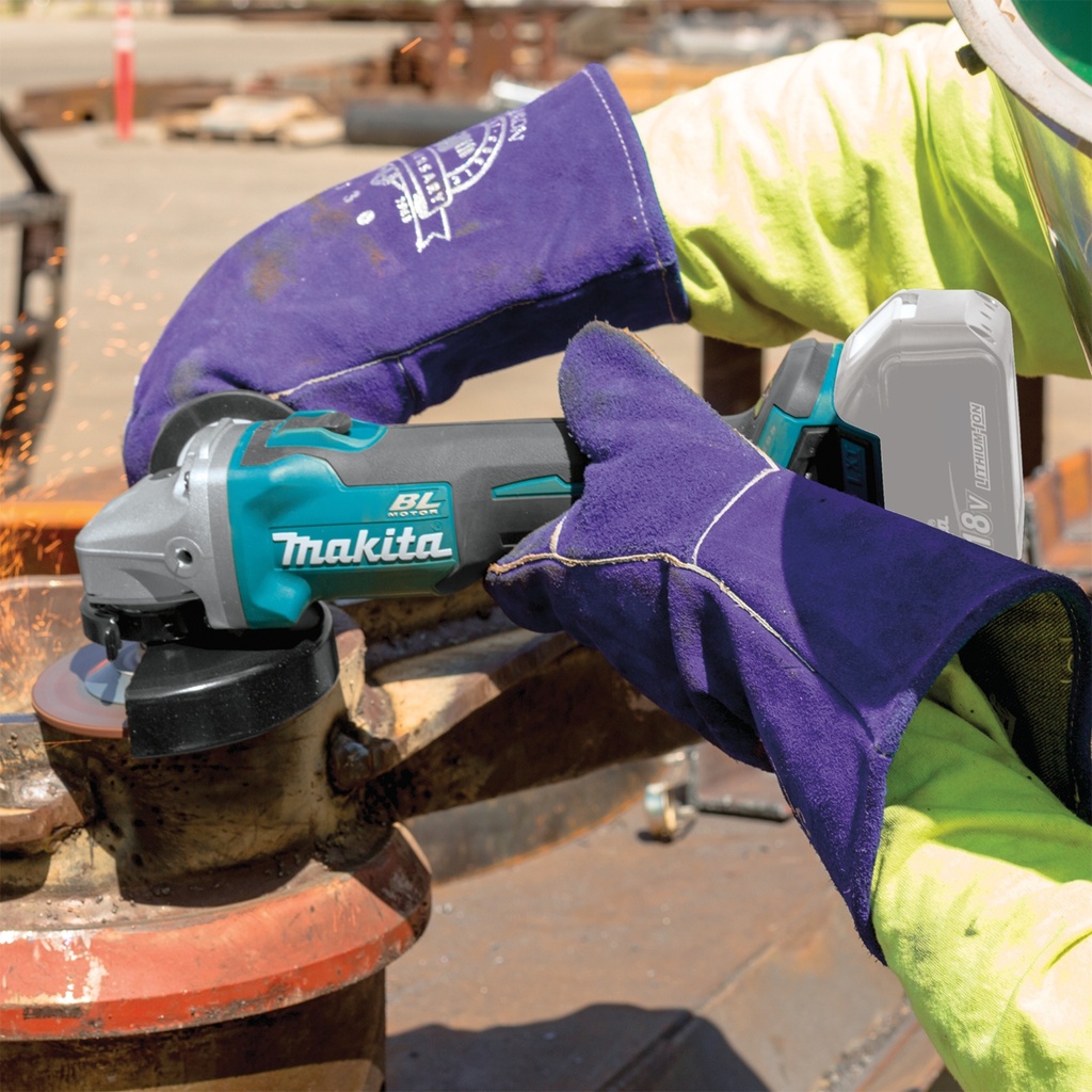 MAKITA XAG04Z 18V LXT® Lithium‑Ion Brushless Cordless 4‑1/2” and 5" Cut‑Off Angle Grinder - Tool Only