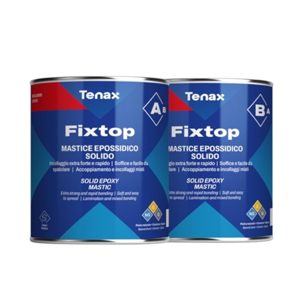 Tenax Fixtop A&B Two Part Solid Epoxy Mastic