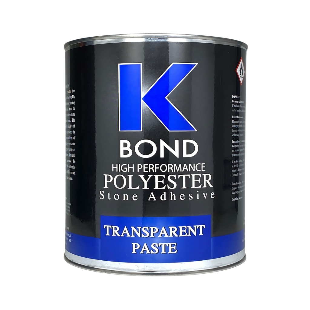 K-Bond Polyester Stone Adhesive Transparent Paste - Gallon