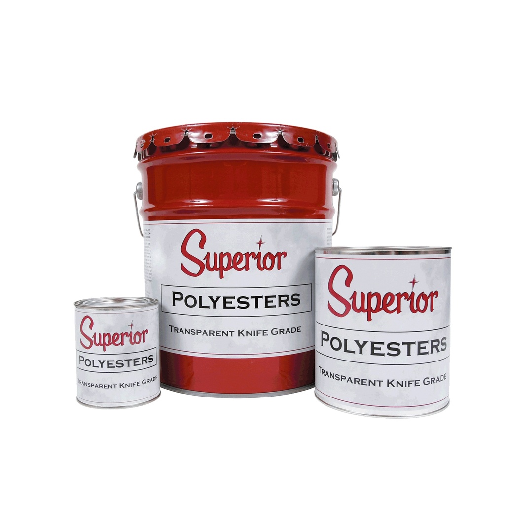 Superior - Polyester Transparent Knife Grade - 1 Quart