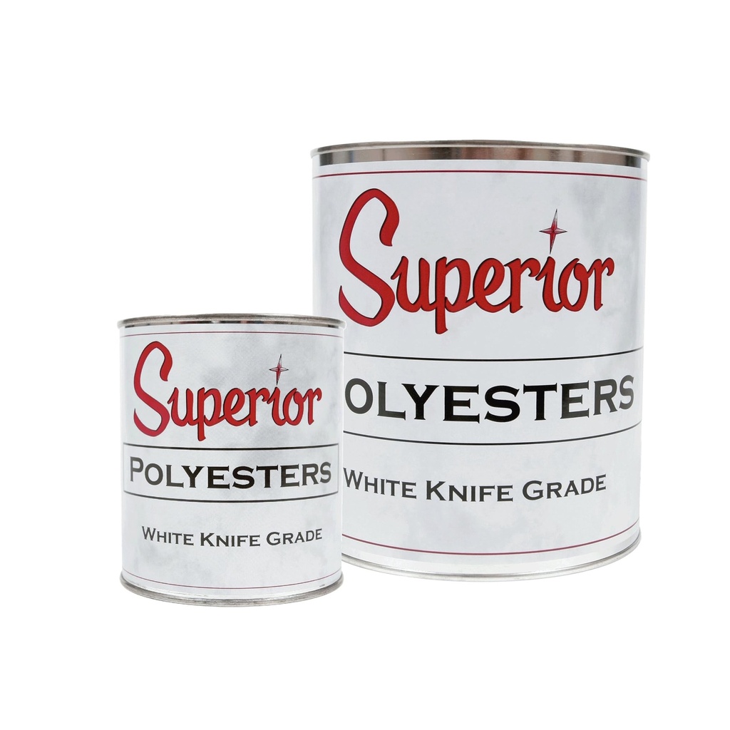 Superior Polyester White Knife Grade 1 Quart