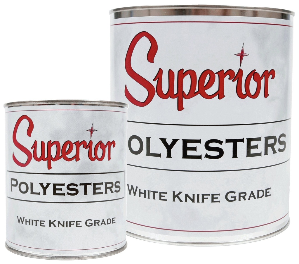 Superior Polyester White Knife Grade 1 Quart