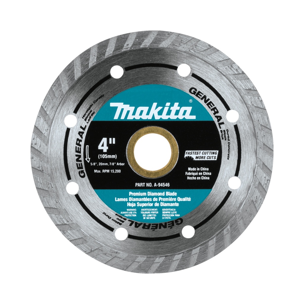 (DISCONTINUED) MAKITA A-94546 4" Turbo Diamond Blade for General Purpose