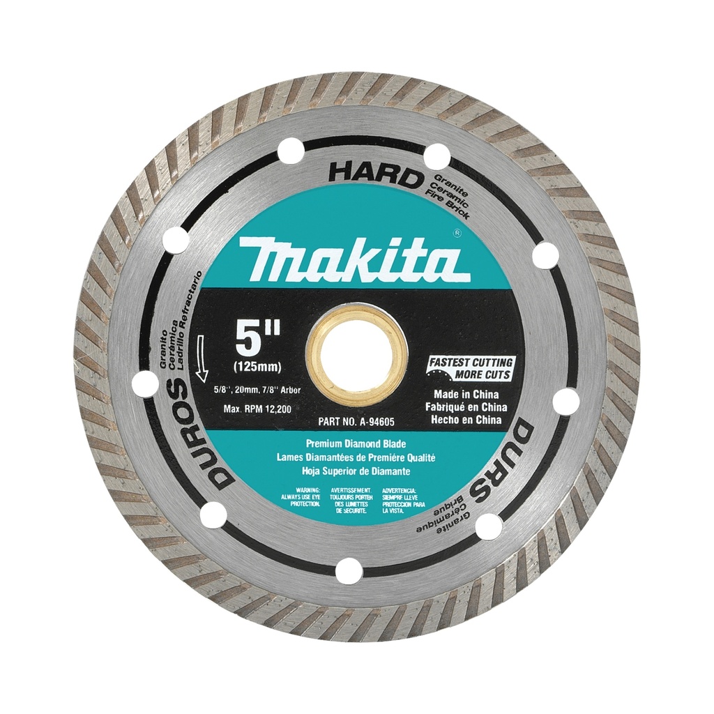 (DISCONTINUED) MAKITA A-94605 5" Turbo Diamond Blade for General Purpose