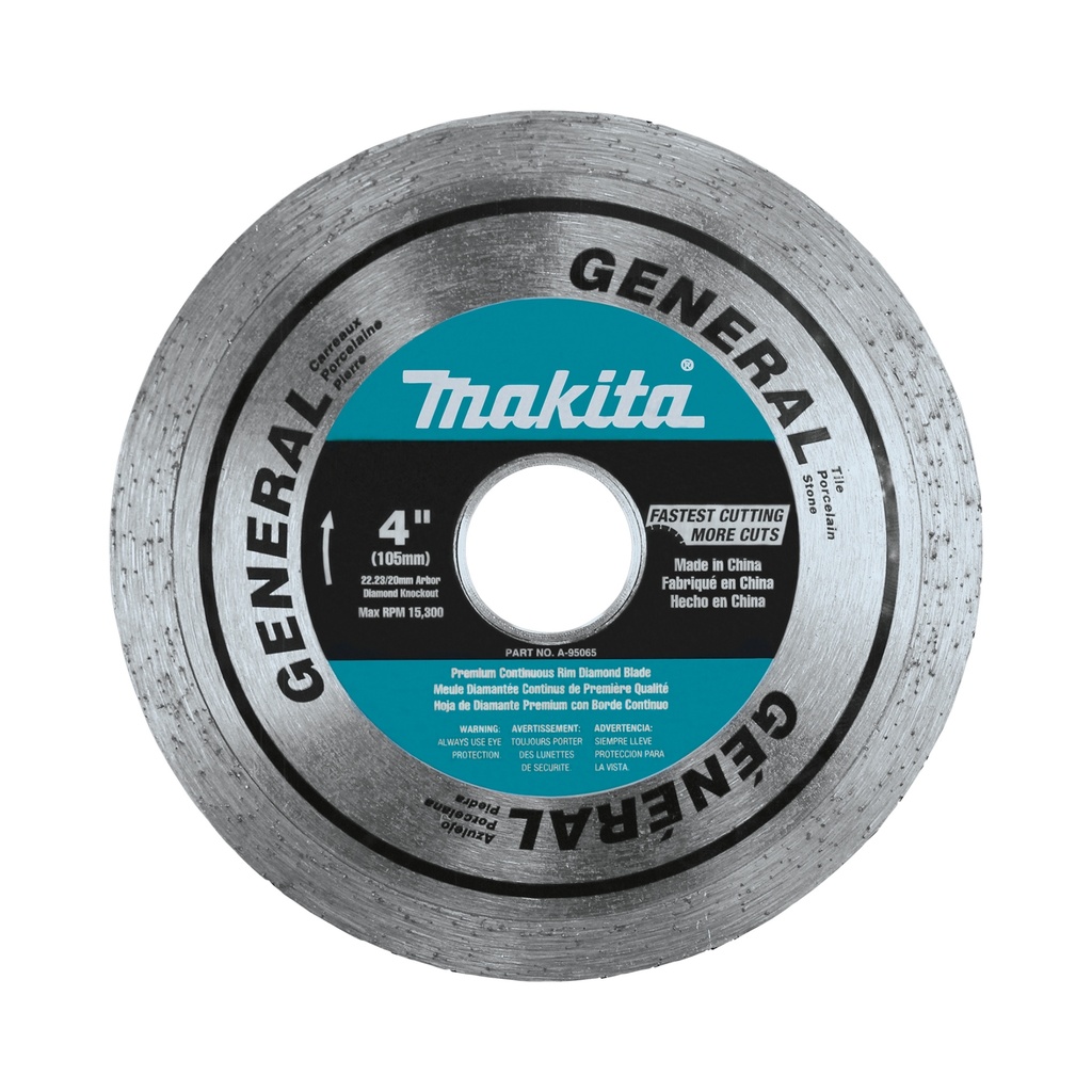 (DISCONTINUED) MAKITA A-95065 4" Diamond Blade with Continuous Rim for General Purpose