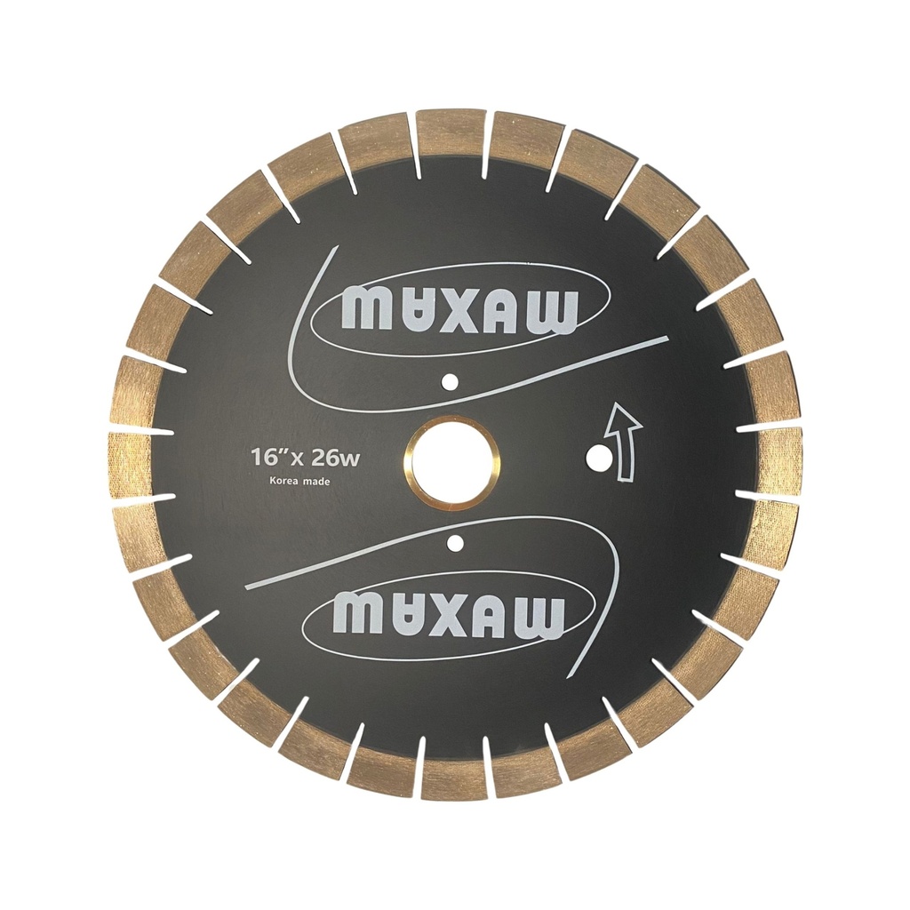 MAXAW Premium Quality Long Life 16" Bridge Saw Blade with 6 pin holes