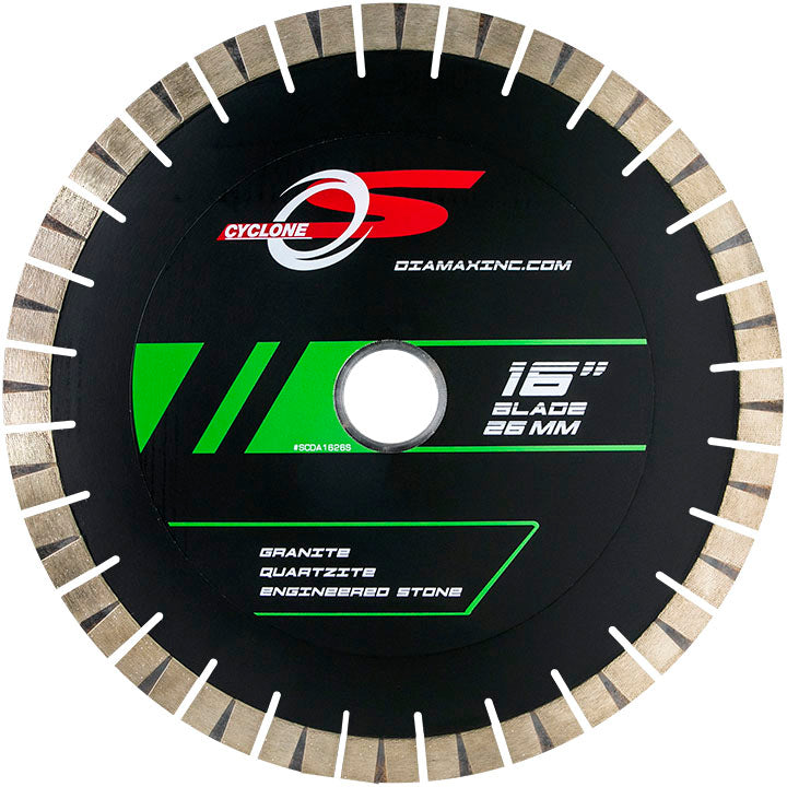 16" Cyclone S Silent Core Blade - 26mm Segments - Extra Long Life