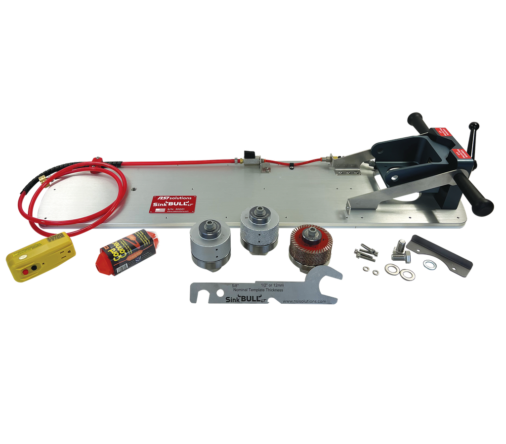 NSI Solutions Sink BULL LT - Complete Kit (Incl. Rapid Z-CUT w/bearing + 3" Course & 3" Fin