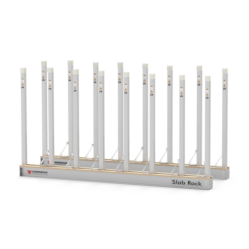 Aardwolf ASR0109 Slab Rack Kit - (Includes 16 Poles 63"high & SPB1618 Safety Steel Post )