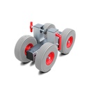 ABACO ATD19 Tug Dolly with White Rubber