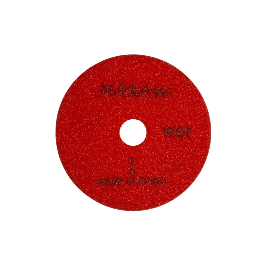 MAXAW 4" Premium Quality 3 Step Wet Polishing Pad #1