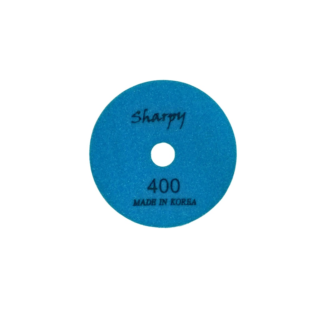 SHARPY 4" Dry Polishing Pad #400