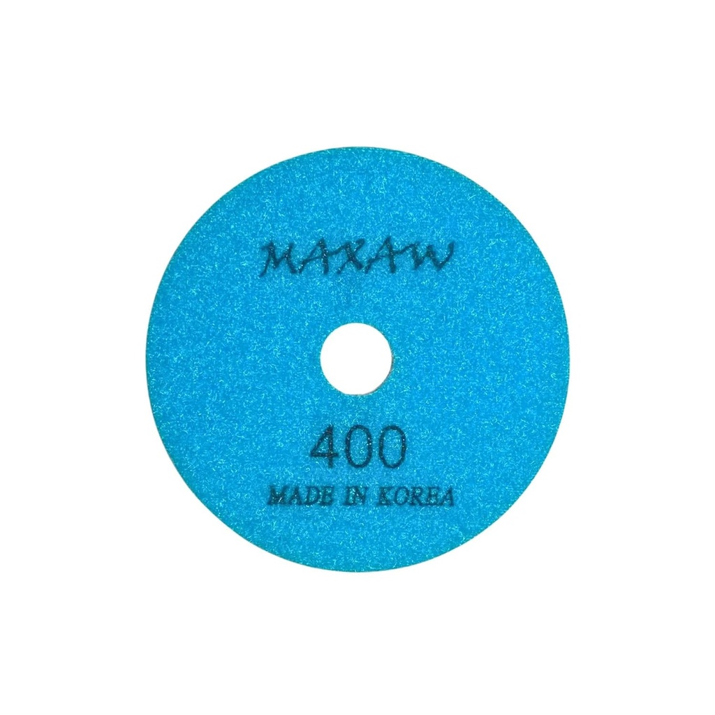 4" MAXAW Polishing Pad for Engineered Stone Premium Quality, #400