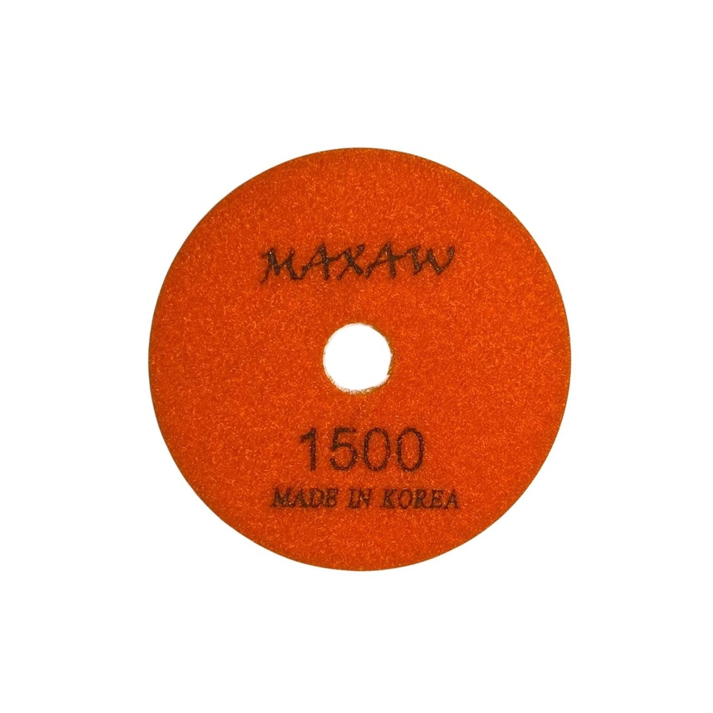 4" MAXAW Polishing Pad for Engineered Stone Premium Quality, #1500