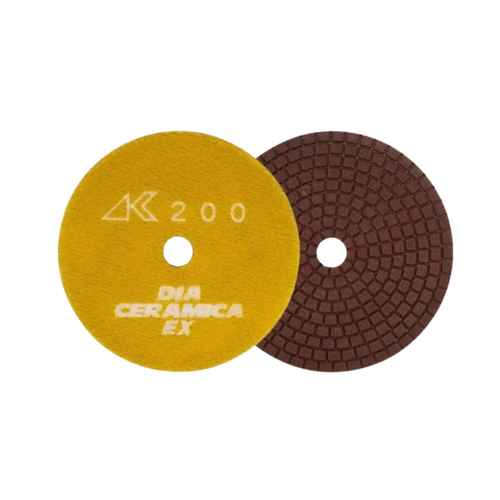 Alpha 4" Ceramica EX Wet Polishing Pad #200