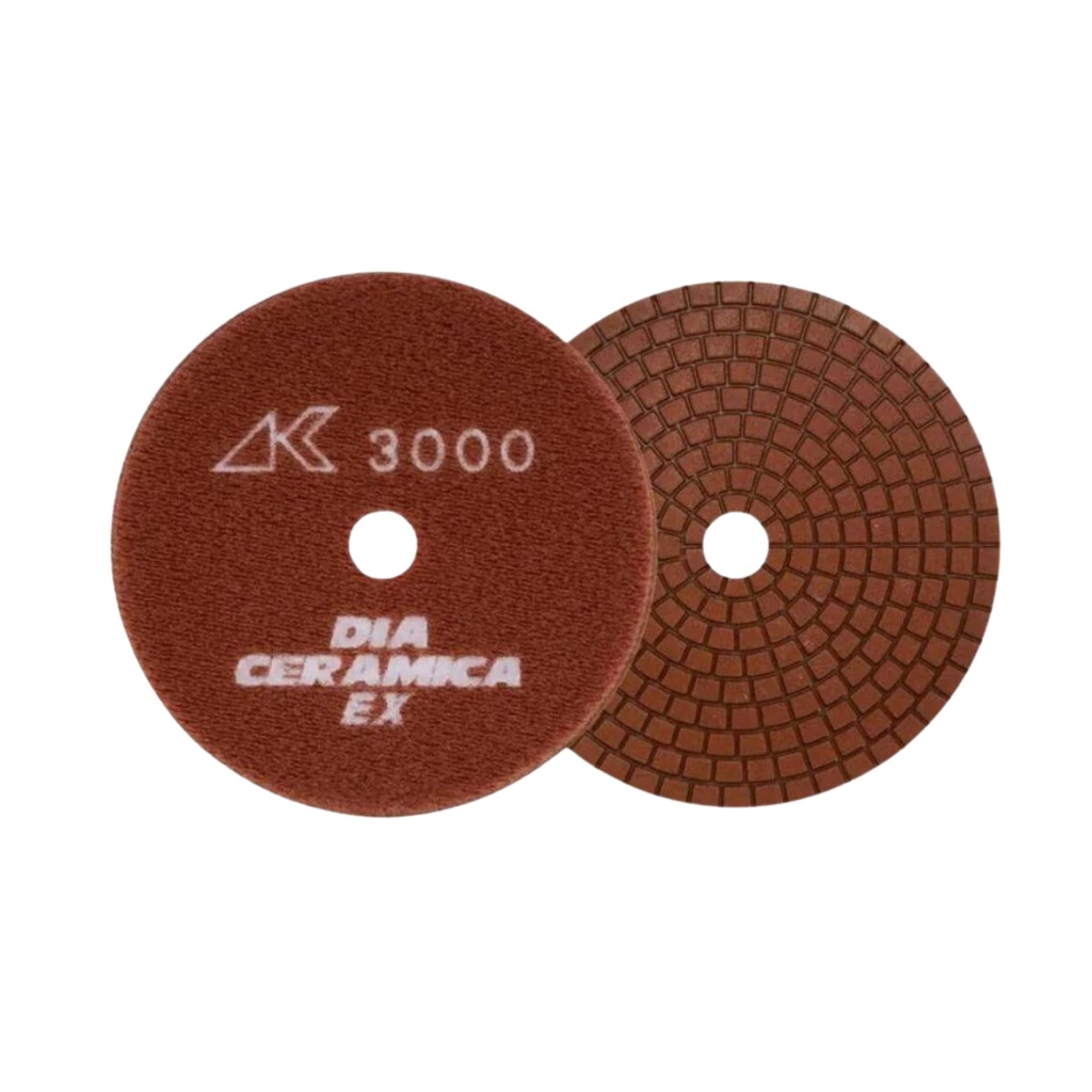 Alpha 4" Ceramica EX Wet Polishing Pad #3000