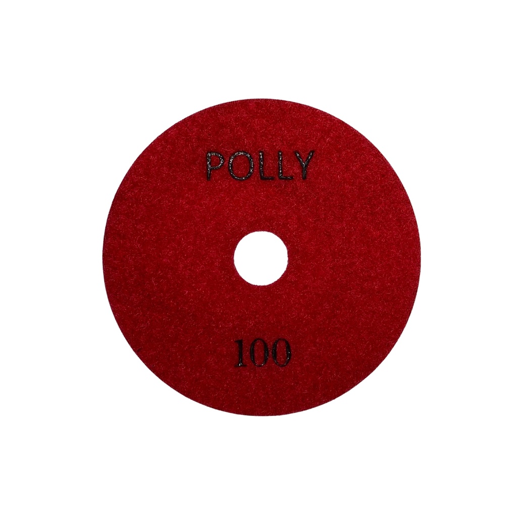 POLLY 4" Premium Quality Wet Polishing Pad #100