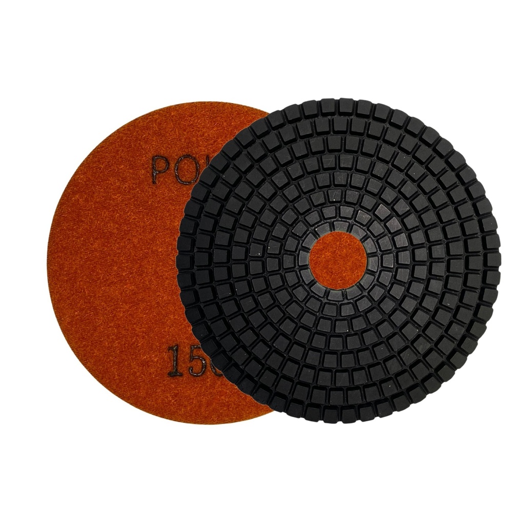 POLLY 4" Premium Quality Wet Polishing Pad #100