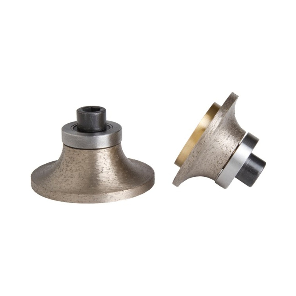 Apexx - B25 - Half Bullnose (Demi Bullnose) - Position 1 Router Bit