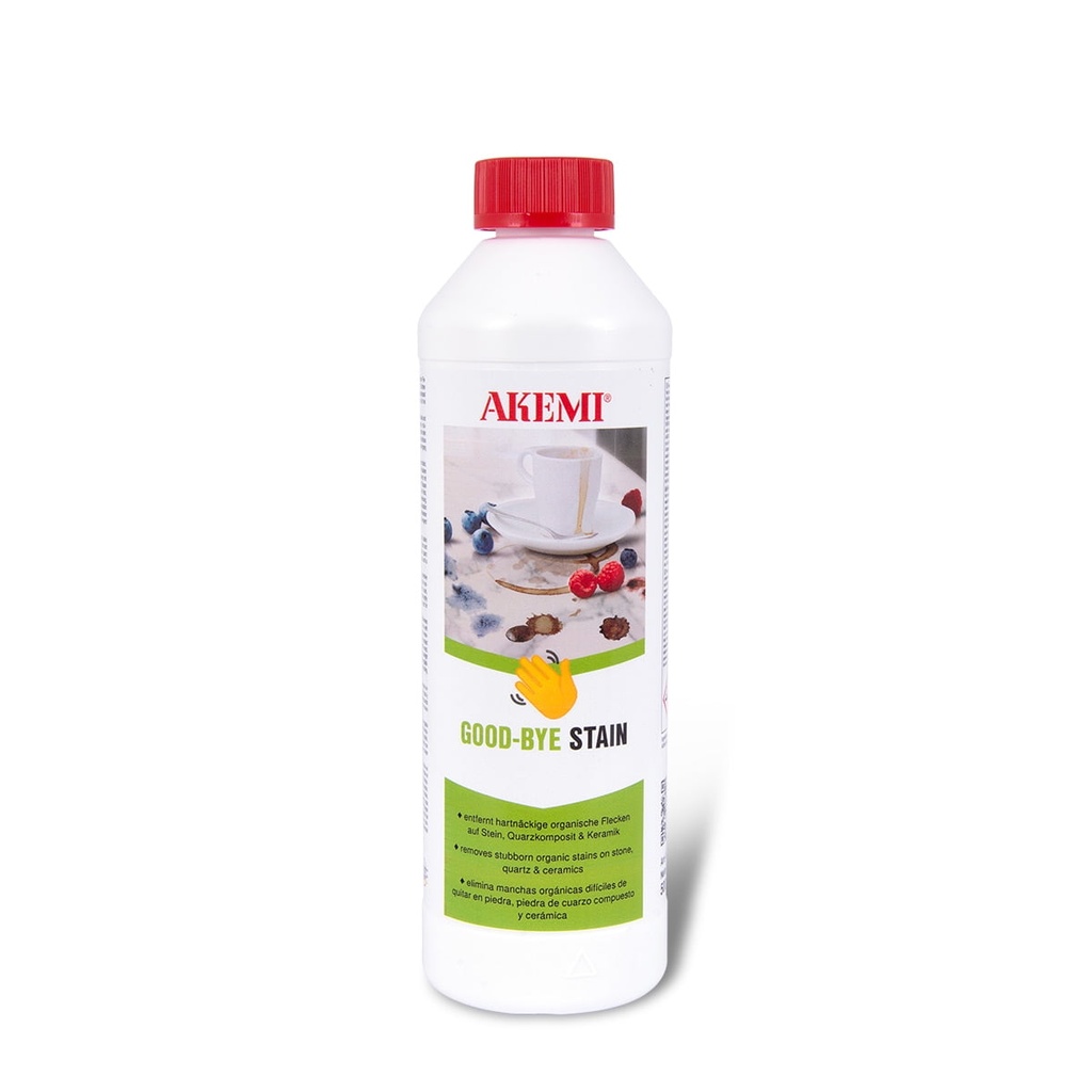 Akemi Good-Bye Stain 500 mL Water-Based Ready-to-use Alcaline Cleaning Agent for Natural stone