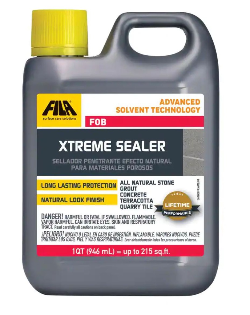 FILA - FOB Xtreme Sealer - Lifetime Performance - Indoor & Outdoor Surfaces - GAL.