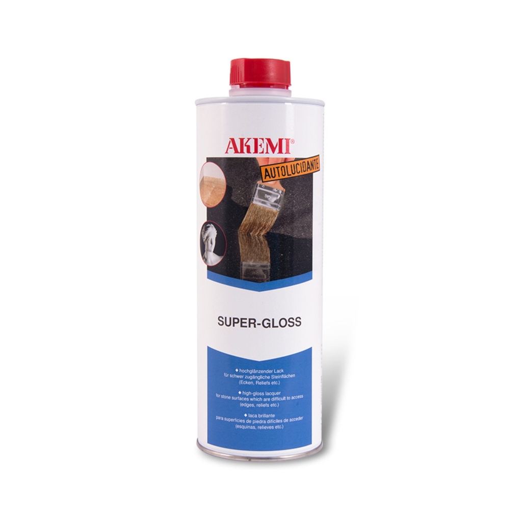 Akemi Super-Gloss - Solvent-Based High-Gloss Lacquer (750 mL, Synthetic Resins and Waxes)