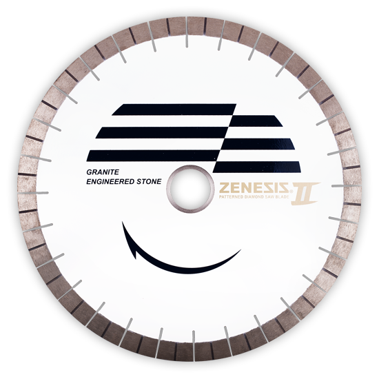 Zenesis II Bridge Saw Blade 14" 25mm Segmented 50/60mm