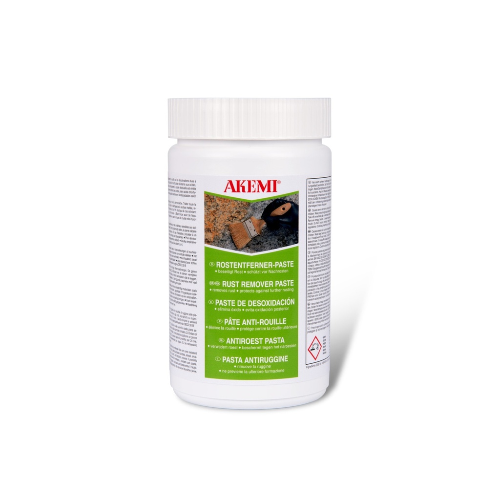 Akemi Rust Remover Paste - Acidic Gel-Like Cleaning Paste (1 L, Hydrochloric Acid-Free)