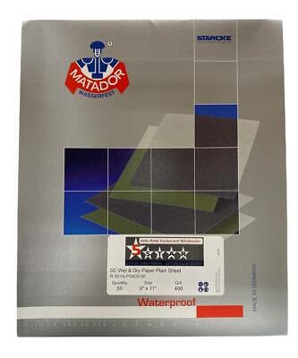 9" × 11" Waterproof Sheets "A" Weight.. #400