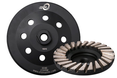 Cyclone 4" Turbo Cup Wheel Coarse