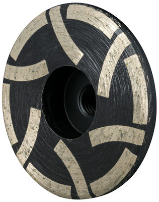 4" Cyclone Flat Resin Cup Wheel No Water Channel Mudium