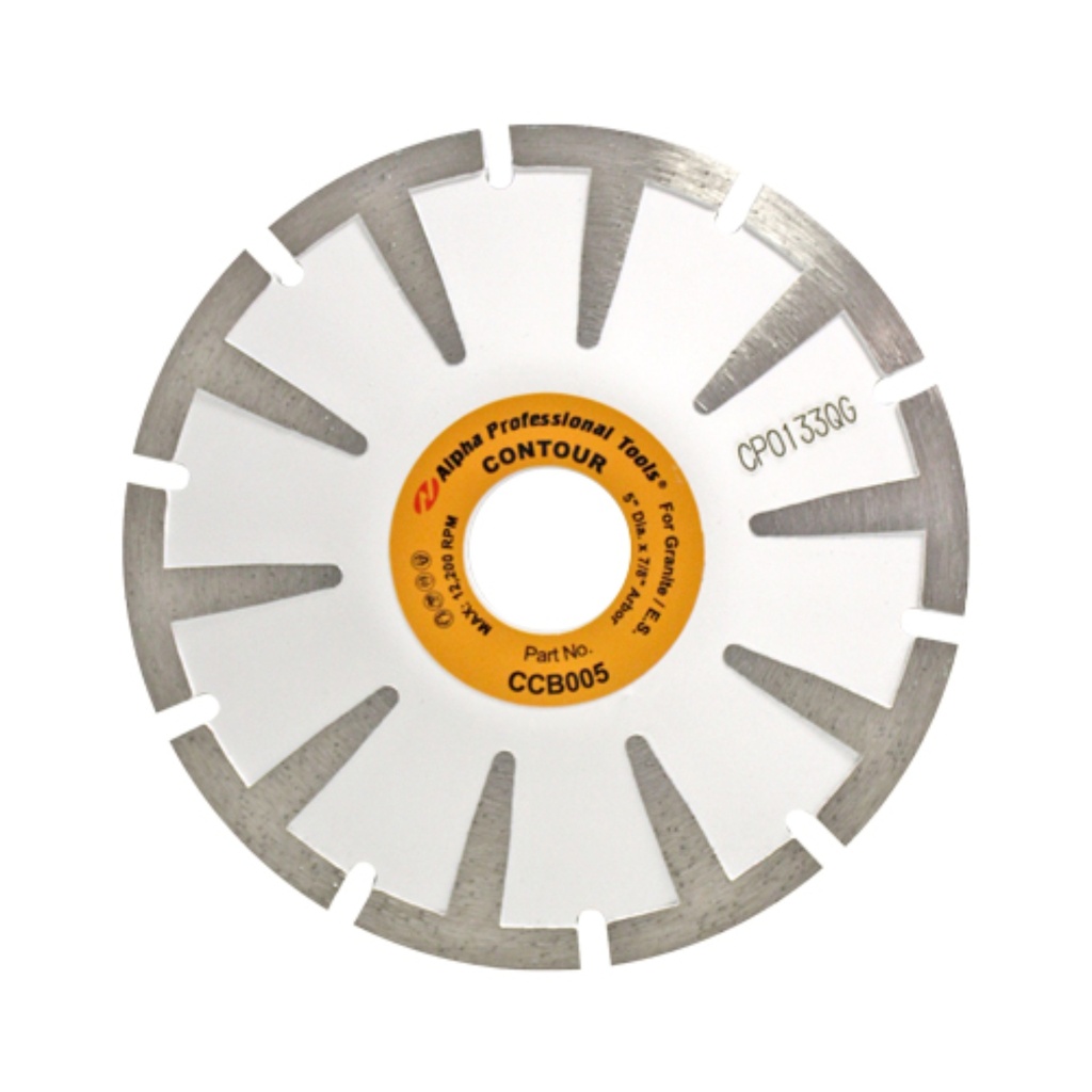 Alpha® Contour for Granite/Engineered Stone (4", 4.0mm with 7/8" Arbor)