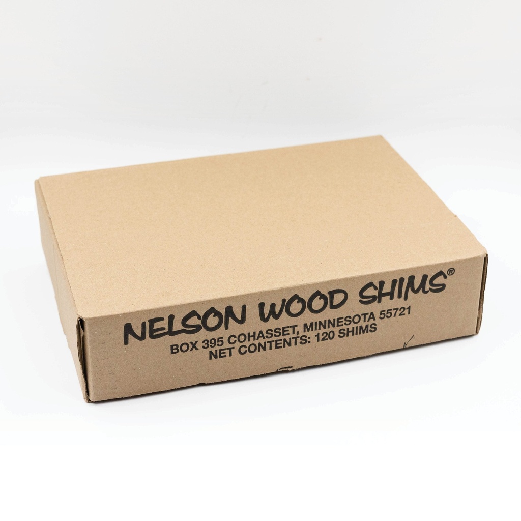 Nelson Wood Shims 8" 120 pcs/box