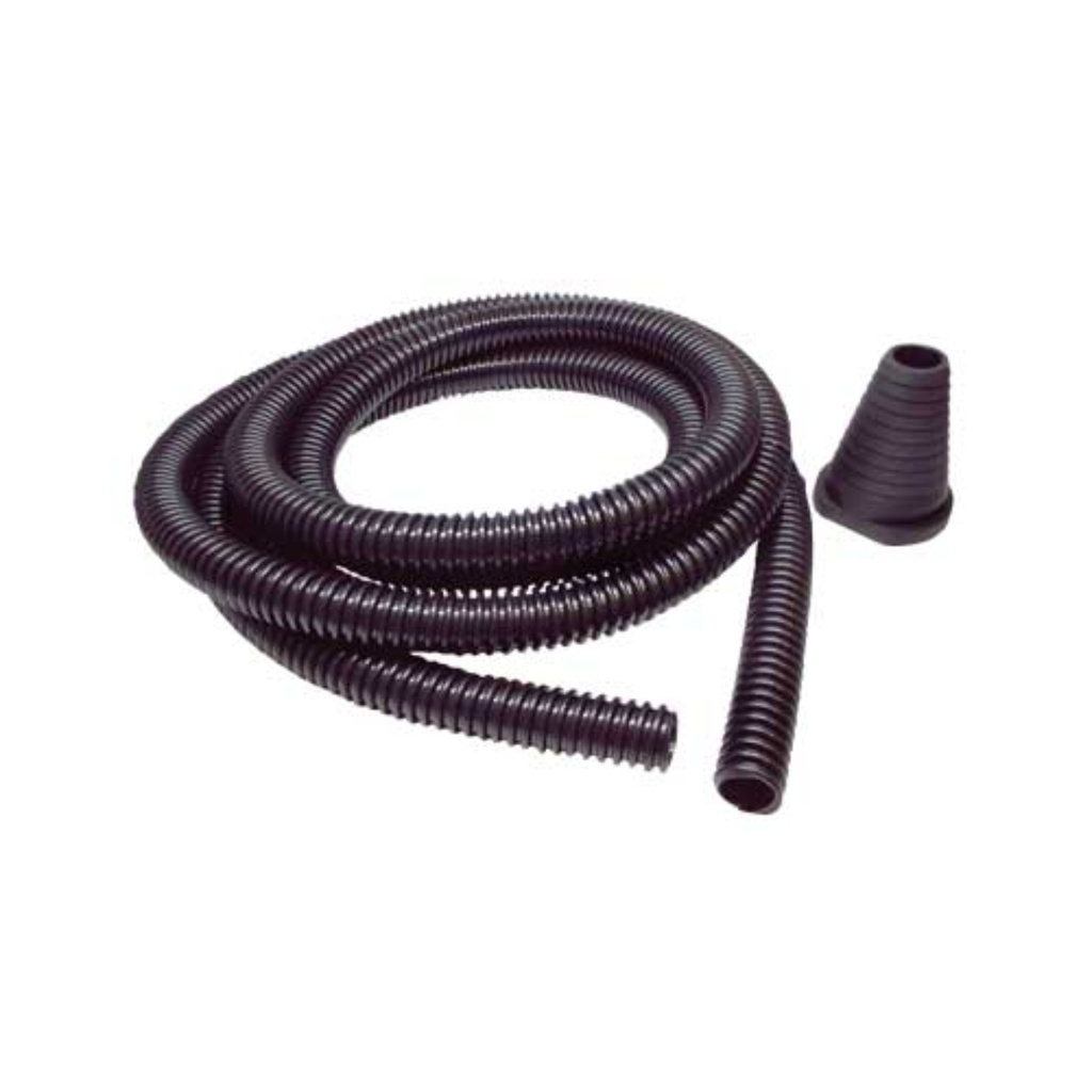 Alpha VH91100 Dust Hose (12' (3.6m), 3/4" (20mm) Diameter, 1-1/4" O.D. threaded x 2-1/4" standard Threads)