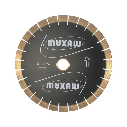 [BLYP1626] MAXAW Premium Quality Long Life 16" Bridge Saw Blade - 26mm Segments