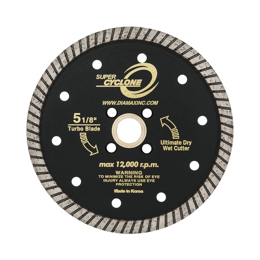 [TBSS60] 6" Super Cyclone Diamond Turbo Blade Dry/Wet Cutting