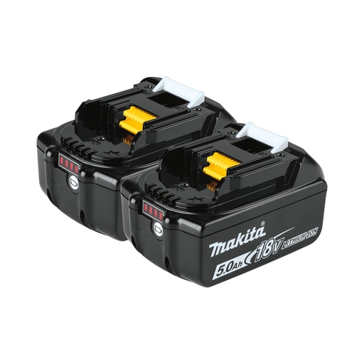 [BL1850B-2] MAKITA BL1850B-2 18V LXT® Lithium‑Ion 5.0Ah Battery Pack of 2