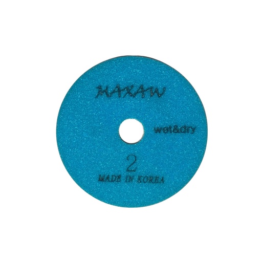 [3STWDY2]  #2 - 3 Step Wet & Dry Polishing Pad with White Resin - MAXAW 