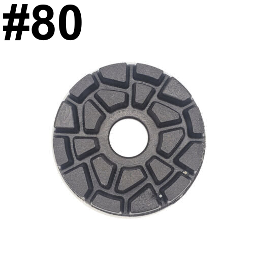 [ABRAF50080] Abra Iride 5" Snail Lock Flat Edge Polishing Pad #80