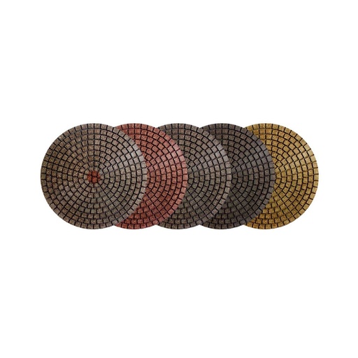 [EX40KIT] Alpha 4" Ceramica EX40KIT Set of Wet Polishing Pads