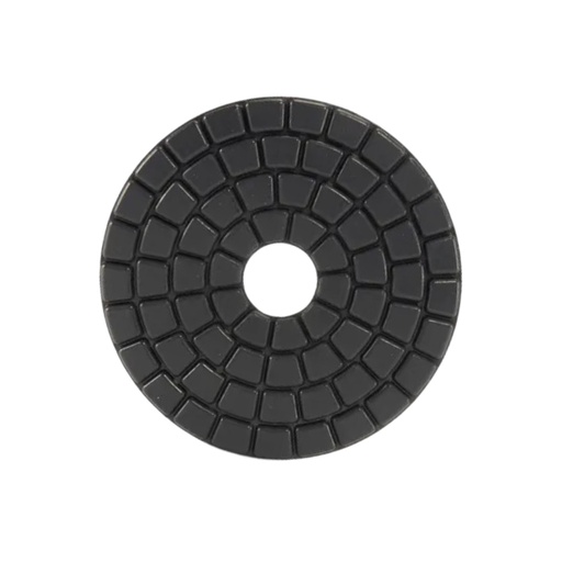 [GP4BLACK] Alpha 4" Ceramica Buff Wet Use Buff Pad - Black