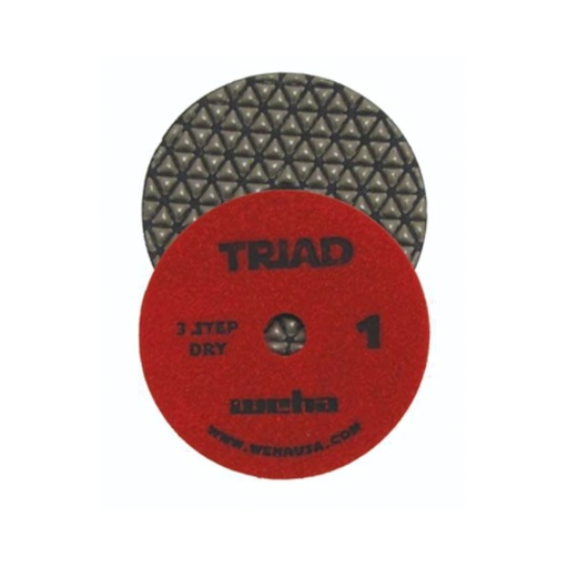 [TRIAD1] WEHA 4" Step #1 Triad 3 Step Dry Diamond Polishing Pad