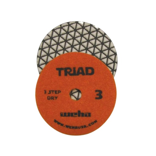 [TRIAD3] WEHA 4" Step #3 Triad 3 Step Dry Diamond Polishing Pad